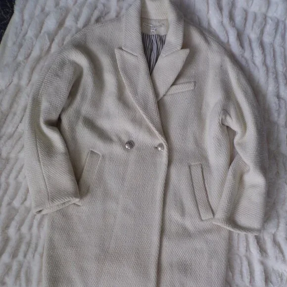 NWOT Veronica Beard wool coat M Preppy Lux Minimalist